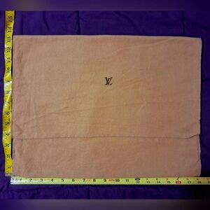 LOUIS VUITTON envelope dust bag